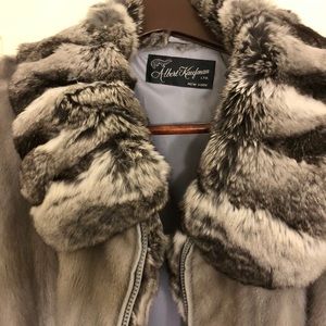 Authentic Men’s Mink Bomber Jacket.